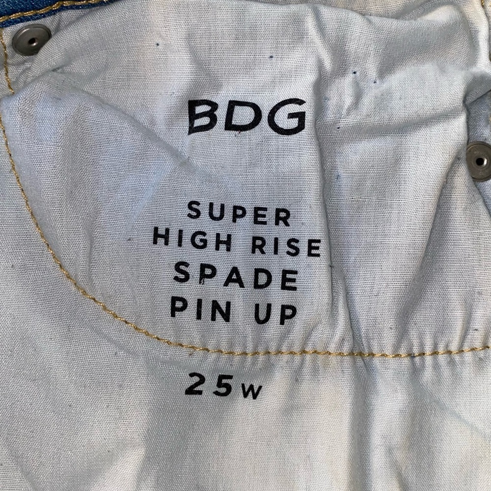 Super High Rise Denim Shorts - Picture 5 of 5